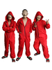 Geld Überfall Cosplay Dali Rot La Casa De Papel Cosplay Overall Zauberer Maske Cosplay Kostüm Set mit 1 Maske