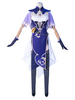 Genshin Impact Lisa Cosplay Kostüm Komplettes Set Spiel Cosplay Kostüm
