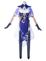 Genshin Impact Lisa Cosplay Kostüm Komplettes Set Spiel Cosplay Kostüm