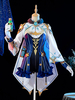 Genshin Impact Saccharose Cosplay Kostüm Kniehohe Socken Kleid Brille Hut Handschuhe 5-teiliges Set Mihoyo Game Cosplay Kostüm Komplettset