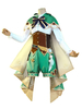 Genshin Impact Venti Cosplay Kostüm Satin Stoff Milch Seide Kostüm Set Spiel Cosplay Kostüm