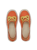 Genshin Impact Yaoyao Cosplay Schuhe Orange Flat Heel Polyester Mihoyo Spiel Cosplay Schuhe