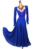 Gesellschaftstanz Kleid Kostüme Königsblau Damen Lycra Spandex Kleid