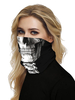 Gesicht Bandana Nahtlose Gesichtsmaske Mundabdeckung Schädel 3D Print Tube Kopfbedeckung