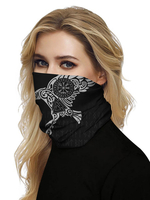 Gesichts-Schal-Abdeckung Maske Adler Bandanas Drucken für das Fischen; Motorradfahren Lauf