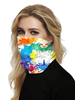 Gesichtsmaske Bandana Nahtlose Mundabdeckung 3D Print Tube Headwear