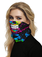 Gesichtsmaske Mund Abdeckung Bandanas Zuckerschädel Nahtlose Gesicht Schal Abdeckmaske