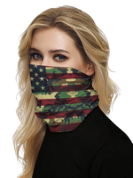 Gesichtsmaske Mund Abdeckung Camo Bandanas Abdeckung Maske Sun Staub Nahtlose Bandanas
