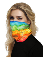 Gesichtsmaske Mundabdeckung Bandanas Nahtlose bunte Druckrohr-Kopfbedeckung