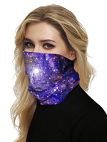 Gesichtsmaske Mundabdeckung Bandanas Nahtloser Gesichtsschal 3D-Druckabdeckungsmaske