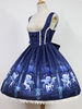 Glamourös Lolita Kleid Polyester mit spitzem Dekolleté und Schleife im klassischen & traditionellen Style