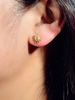 God Stud Ohrringe Strass Moon Star Frauen Schmuck