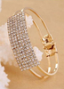 Gold Armband Damenring Metall Armband für Frauen