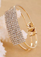 Gold Armband Damenring Metall Armband für Frauen
