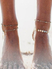 Gold Fußkettchen Strand Schmuck Fußkettchen Fußschmuck