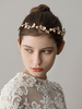 Gold Hochzeit Headpieces Blatt Stirnband Braut Haarschmuck
