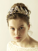 Gold Hochzeit Kopfschmuck Blatt Stirnband Vintage Braut Haar Zubehör