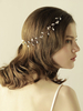 Gold Hochzeit Stirnband Legierung Strass Strand Braut Kopfschmuck