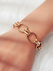 Gold Hoop Armband Kette T Bar Armbänder