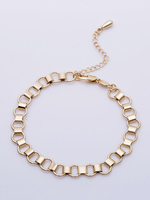 Gold Knöchel Armband Link Beach Strand Fußkette Frauen Schmuck