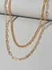 Gold Link Halsketten Kette Halskette Damenschmuck