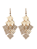 Gold Statement Ohrringe Frauen Schmuck Dangle Ohrringe