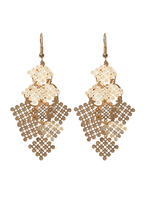 Gold Statement Ohrringe Frauen Schmuck Dangle Ohrringe