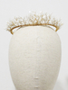 Gold Tiara Hochzeit Headpieces Stirnband Braut Haarschmuck