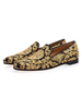 Golden Herren Müßiggänger 2021 Runder Zeh Bestickt Slip On Schuhe Abschlussball Schuhe