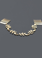 Goldene Hochzeit Kopfbedeckungen Legierung Beach Strand Braut Kopf Kette Schmuck mit Kamm