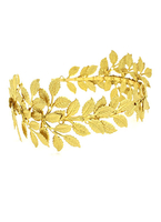 Goldkopfes Blume Stirnbänder Tiara Braut Hochzeit Kopfbedeckungen (16 X 13 Cm)
