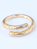 Goldring öffnen goldenen Cudgel Geburtstag Geschenk Schmuck