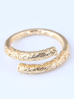 Goldring öffnen goldenen Cudgel Geburtstag Geschenk Schmuck
