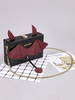 Gothic Lolita Bag Schwarz Leder Umhängetasche Lolita Zubehör