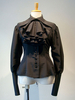 Gothic Lolita Blusen Schwarz mit langen Ärmeln Rüschen Lolita Top Lolita Hemd