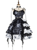 Gothic Lolita JSK Kleid The Vampire Diaries Lolita Pullover mit Halsreif