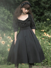 Gothic Lolita Kleid OP Carol Manor Halbarm Einteiliges Lolita Kleid