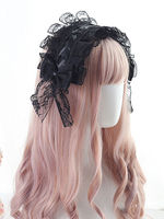 Gothic Lolita Kopfschmuck Spitze-Bogen Lolita Stirnband