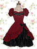 Gothic Lolita OP Kleid Lace Ruffle Bow Lolita One Piece Dress