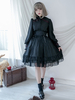 Gothic Lolita OP Kleid Langarm Feed Moon Lolita Einteiliges Kleid