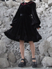 Gothic Lolita OP Kleid Velours Langarm Lolita One Piece Kleid