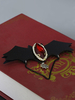 Gothic Lolita Schmuck Blood Wing Jewel Kette Schwarz Lolita Brosche