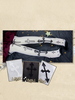 Gothic Lolita Strumpf reiner weißer Ritter Rayon weiße Lolita kniehohe Socke