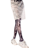 Gothic Lolita Strumpfhose Neverland Spitze bedruckte tiefbraune Lolita Strumpfhose