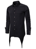 Gothic Steampunk Shirt Vintage viktorianischen Männer Renaissance Mittelalter Shirt