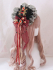 Gothic-Zylinder-Spitze-Bogen Fascinator Haarspange Vintage-Zubehör