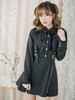 Gotische Lolita Bluse Langarm Harajuku Lolita Top