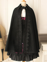 Gotische schwarze wolle Lolita Jacken
