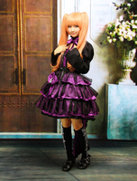 Gotisches Lolita Kleid in Lila