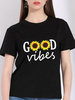 Grafik T-Shirt Sonnenblume Kurzarm Bedruckt Jewel Neck Cotton Tee